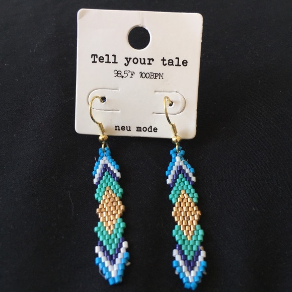 Jewelry - Western Beaded Dangle Earrings